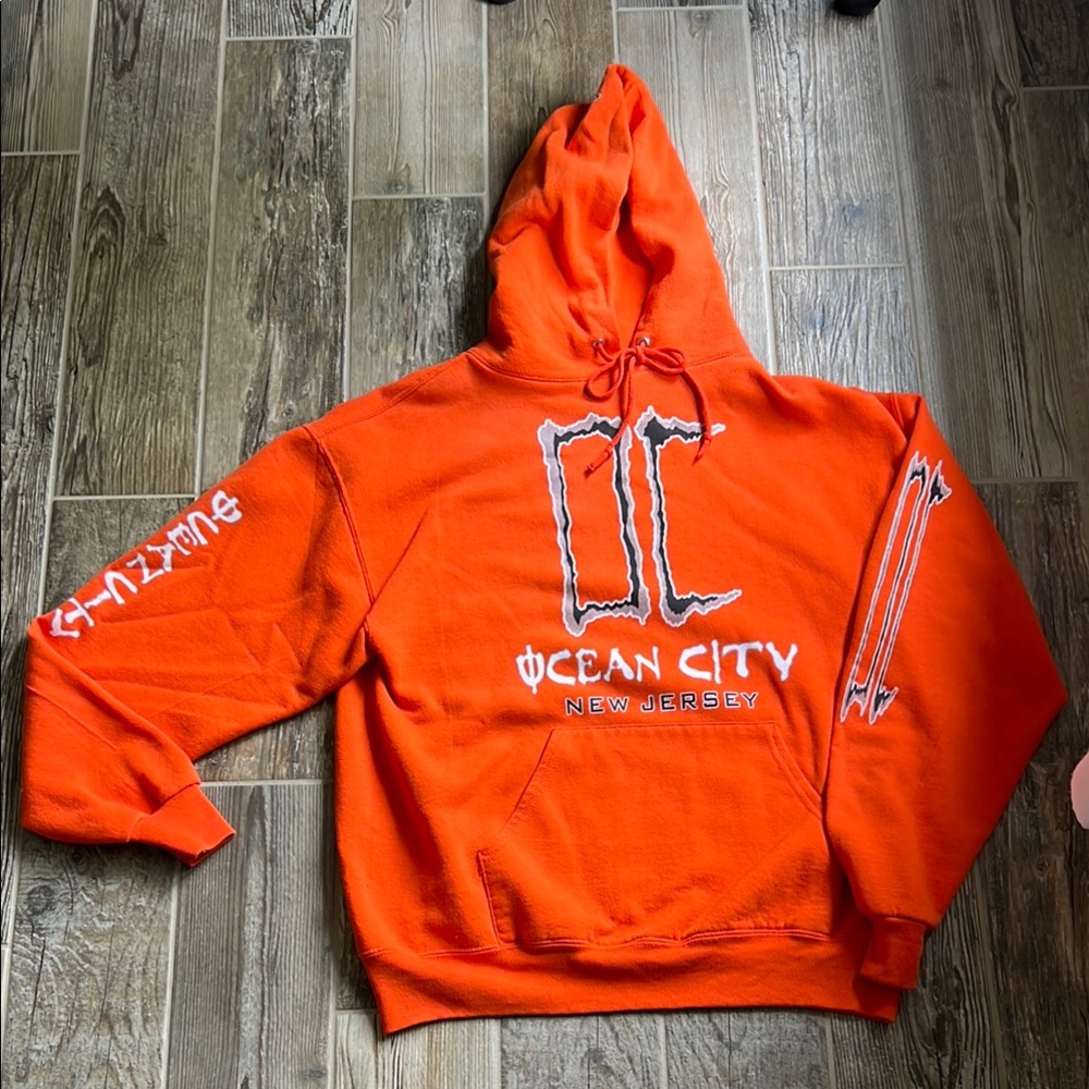 Men's Orange Ocean City Hoodie